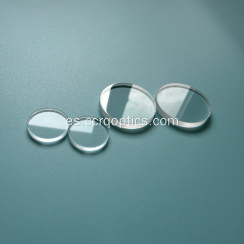 Vidrio de lentes Mgf2 con ventana de fluoruro de magnesio de alta transmisión